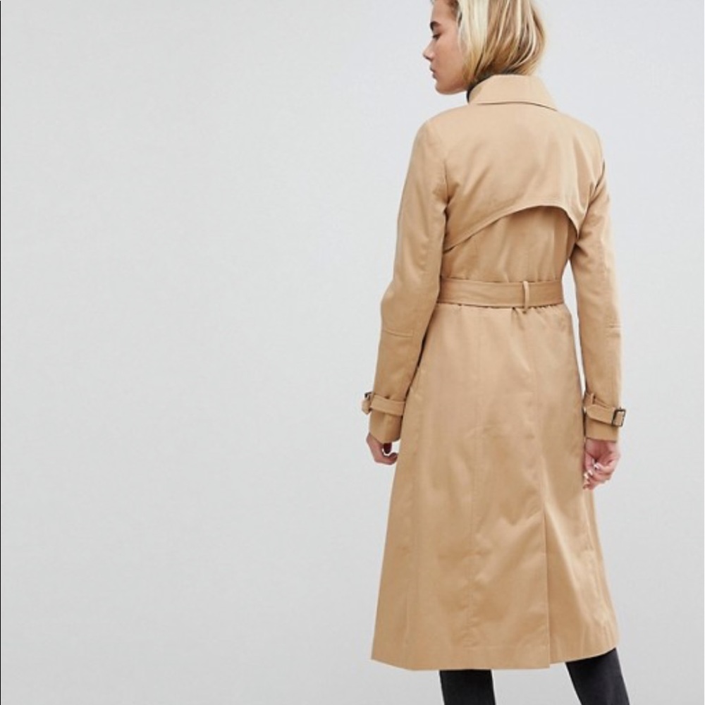 Asos tall trench coat.